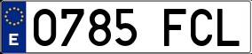 Truck License Plate